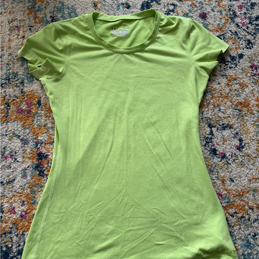 Under Armour Light Green Women's Short Sleeve Tee